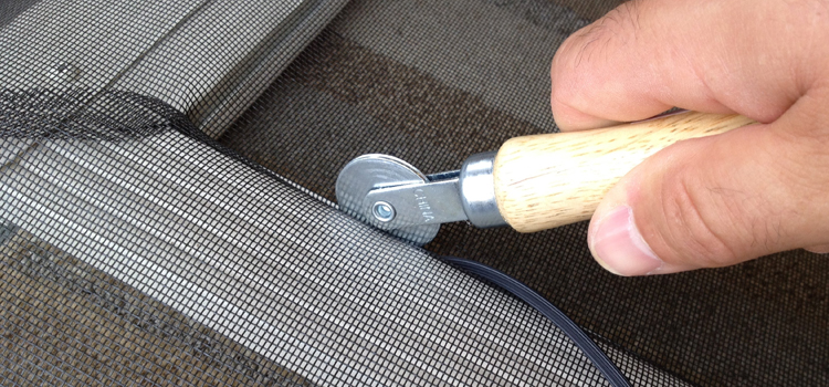 metal screen door repair in Topanga